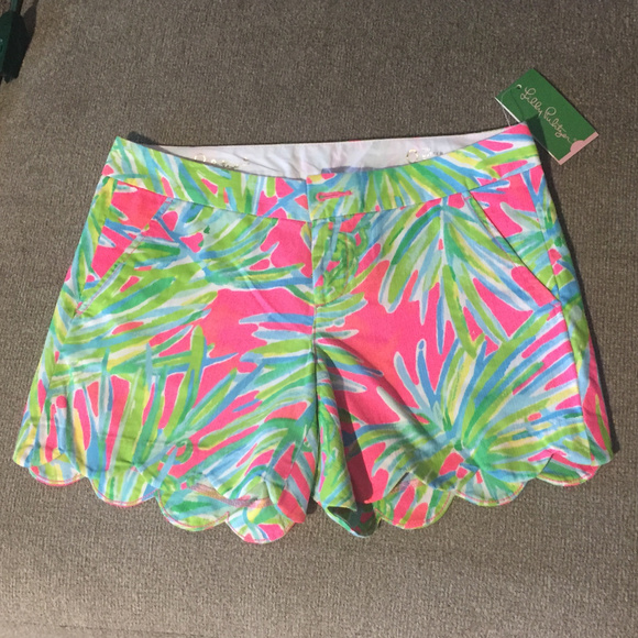 Lilly Pulitzer Pants - Lilly Pulitzer Buttercup Short Tiki Pink Royal Lim